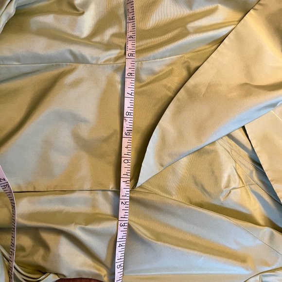 Renato Mucci Green Silk Cocktail Jacket S 42 V Neck and Wide Collar - Picture 14 of 14